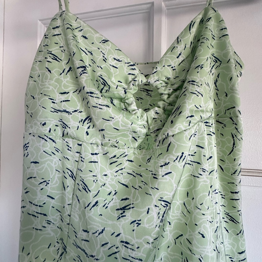 Green and Blue Patterned Dress - Picture 5 of 5